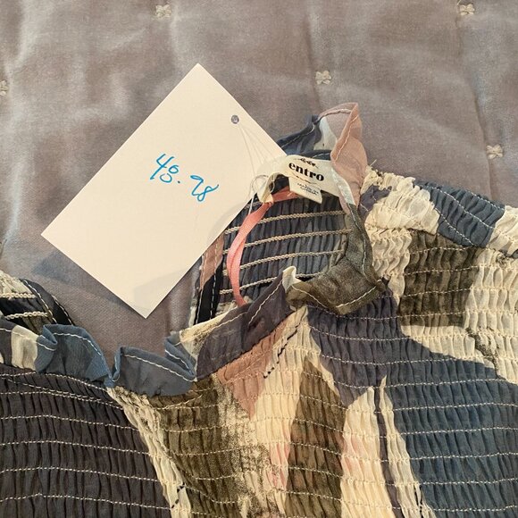 NWT Entro sheer blouse size Large - Picture 3 of 5